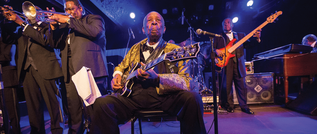 BB King image on Fox Stage