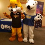 Kit the Fox with Bear Essential's Boomer Bear
