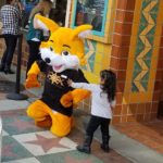 Kit the Fox in front of Box Office