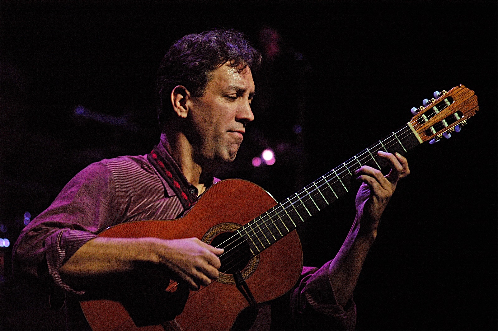 David Gonzalez playing guitar