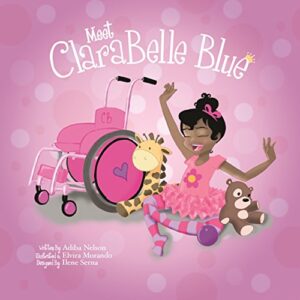 book cover of "meet Clarabelle Blue"