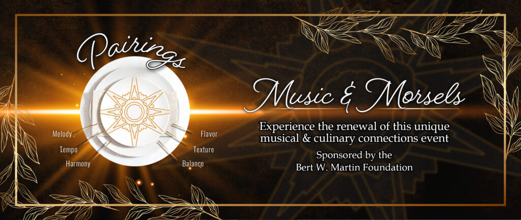 2nd Annual Pairings Event: Music & Morsels