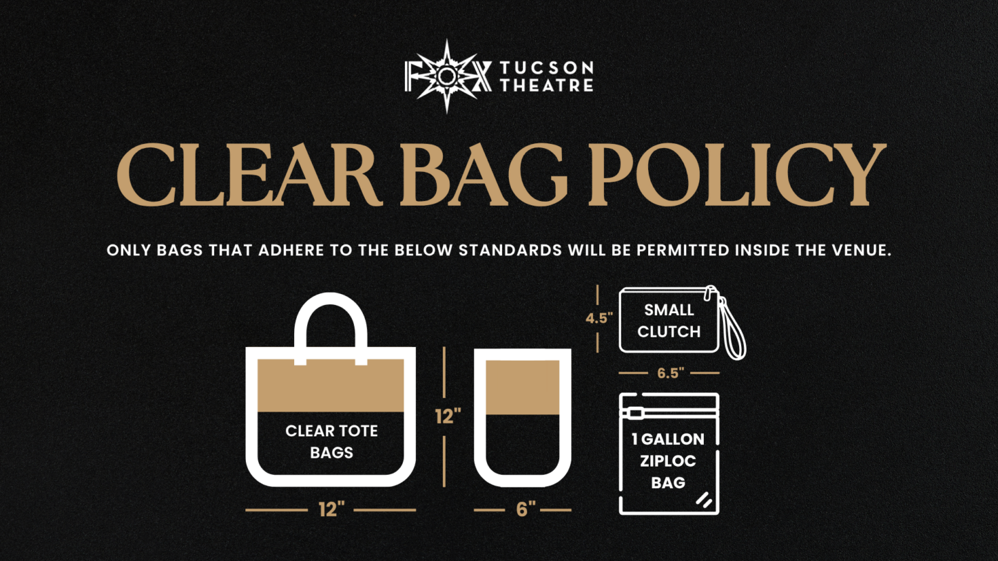 Tucson Convention Center Clear Bag Policy
